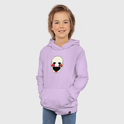 Толстовка детская хлопковая Puppet FNAF Марионетка, цвет: лаванда — фото 2
