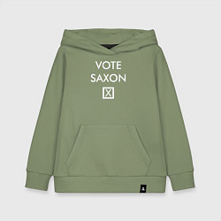 Толстовка детская хлопковая Vote Saxon, цвет: авокадо