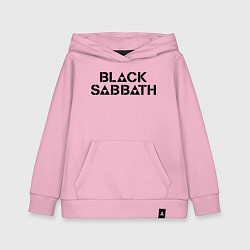 Толстовка детская хлопковая Black Sabbath, цвет: светло-розовый