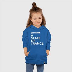 Толстовка детская хлопковая Together in A State of Trance, цвет: синий — фото 2