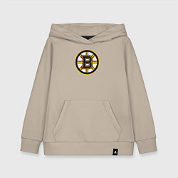 Толстовка детская хлопковая Boston Bruins, цвет: миндальный