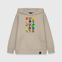 Детская толстовка-худи Hotline Miami Masks