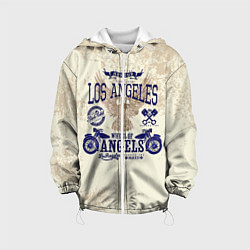 Куртка с капюшоном детская Moto t-shirt 1, цвет: 3D-белый