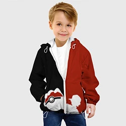 Куртка с капюшоном детская Ловец покемонов, цвет: 3D-белый — фото 2