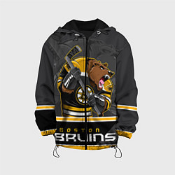 Куртка с капюшоном детская Boston Bruins цвета 3D-черный — фото 1