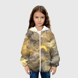 Куртка с капюшоном детская Грандж, цвет: 3D-белый — фото 2