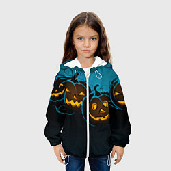 Куртка с капюшоном детская Halloween3, цвет: 3D-белый — фото 2