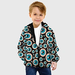 Куртка с капюшоном детская Хэллуин 7, цвет: 3D-черный — фото 2