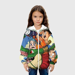 Куртка с капюшоном детская Dragon Ball Team, цвет: 3D-белый — фото 2