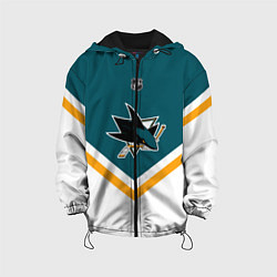 Куртка с капюшоном детская NHL: San Jose Sharks, цвет: 3D-черный