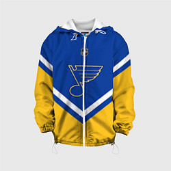 Куртка с капюшоном детская NHL: St. Louis Blues, цвет: 3D-белый