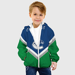 Куртка с капюшоном детская NHL: Vancouver Canucks, цвет: 3D-белый — фото 2