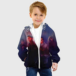 Куртка с капюшоном детская Teen Wolves цвета 3D-белый — фото 2