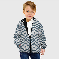 Куртка с капюшоном детская Свитер 3, цвет: 3D-черный — фото 2