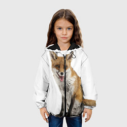 Куртка с капюшоном детская Голодный лис, цвет: 3D-черный — фото 2