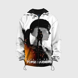 Куртка с капюшоном детская Rise of the Tomb Raider 1, цвет: 3D-черный