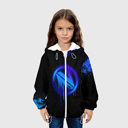 Куртка с капюшоном детская EnVyUs: Black collection, цвет: 3D-белый — фото 2