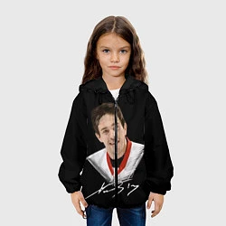 Куртка с капюшоном детская Дацюк, цвет: 3D-черный — фото 2