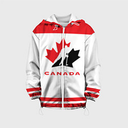 Куртка с капюшоном детская Canada Team, цвет: 3D-белый