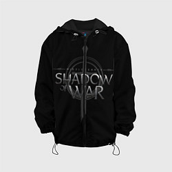 Куртка с капюшоном детская Shadow of War, цвет: 3D-черный