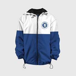 Куртка с капюшоном детская Chelsea FC: Light Blue, цвет: 3D-черный