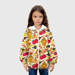 Куртка с капюшоном детская Народная кухня, цвет: 3D-белый — фото 2