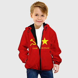 Куртка с капюшоном детская СССР и Вьетнам, цвет: 3D-черный — фото 2