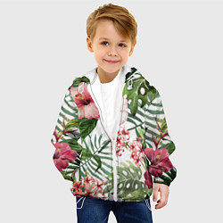 Куртка с капюшоном детская Таинственный остров, цвет: 3D-белый — фото 2