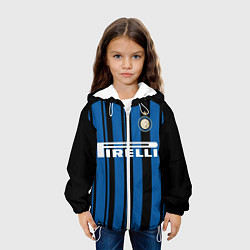 Куртка с капюшоном детская Inter FC: Home 17/18, цвет: 3D-белый — фото 2