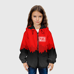 Куртка с капюшоном детская PUBG: City Blood, цвет: 3D-черный — фото 2