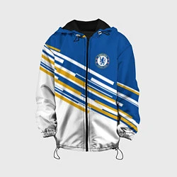 Куртка с капюшоном детская FC Chelsea: Colour Line, цвет: 3D-черный