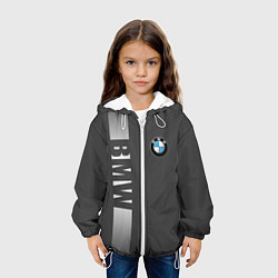 Куртка с капюшоном детская BMW SPORT, цвет: 3D-белый — фото 2