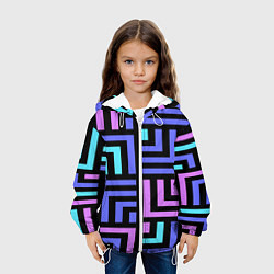Куртка с капюшоном детская Blue Maze, цвет: 3D-белый — фото 2