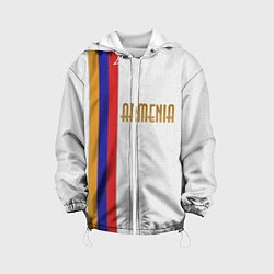 Куртка с капюшоном детская Armenia Line, цвет: 3D-белый