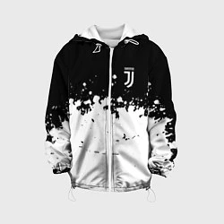 Куртка с капюшоном детская FC Juventus Sport, цвет: 3D-белый