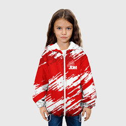 Куртка с капюшоном детская Eat Sleep JDM: Breaks, цвет: 3D-белый — фото 2