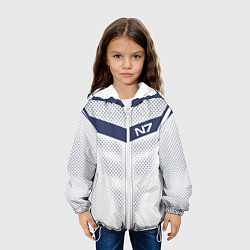 Куртка с капюшоном детская N7: White Armor, цвет: 3D-белый — фото 2
