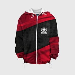 Куртка с капюшоном детская Toyota: Red Sport, цвет: 3D-белый
