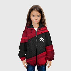 Куртка с капюшоном детская Citroen: Red Sport, цвет: 3D-черный — фото 2