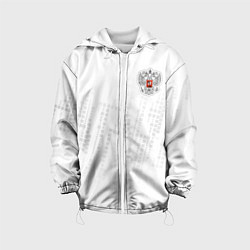 Куртка с капюшоном детская Russia 2022 The Winner!, цвет: 3D-белый
