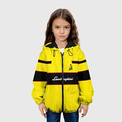 Куртка с капюшоном детская Lamborghini Style, цвет: 3D-черный — фото 2