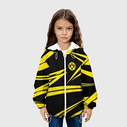 Куртка с капюшоном детская FC Borussia: BVB Sport, цвет: 3D-белый — фото 2