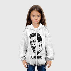 Куртка с капюшоном детская Juve Ronaldo, цвет: 3D-белый — фото 2