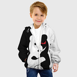 Куртка с капюшоном детская Monokuma Drae, цвет: 3D-белый — фото 2
