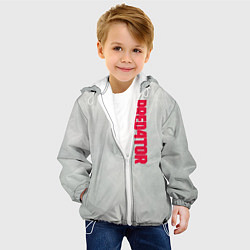 Куртка с капюшоном детская Predator: Vertical Line, цвет: 3D-белый — фото 2