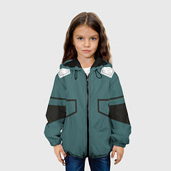 Куртка с капюшоном детская MHA IZUKU MIDORIYA, цвет: 3D-черный — фото 2