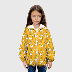 Куртка с капюшоном детская Маленькие Корги, цвет: 3D-белый — фото 2