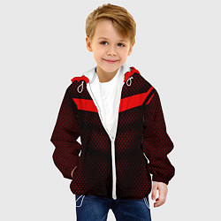 Куртка с капюшоном детская Красная броня, цвет: 3D-белый — фото 2