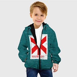 Куртка с капюшоном детская Cyberpunk: Trauma Team, цвет: 3D-черный — фото 2