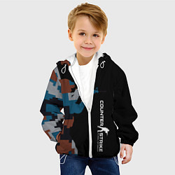 Куртка с капюшоном детская Counter Strike: Camo Soldier, цвет: 3D-белый — фото 2